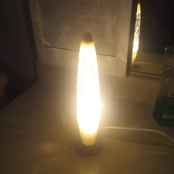 Pink Glitter Rocket Lava Lamp - Picture 7 of 7